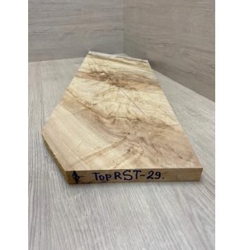 Клён Американский Волнистый заготовка на топ Смешанный А Волна А 23х240х540-700 мм (1шт под распил)-10