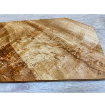 Клён Американский Волнистый заготовка на топ Смешанный А Волна А 23х240х540-700 мм (1шт под распил)-2
