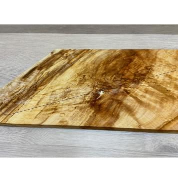 Клён Американский Волнистый заготовка на топ Смешанный А Волна А 23х240х540-700 мм (1шт под распил)-6