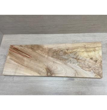 Клён Американский Волнистый заготовка на топ Смешанный АА Волна АА 28х229-260х660-690 мм (1шт под распил)-4