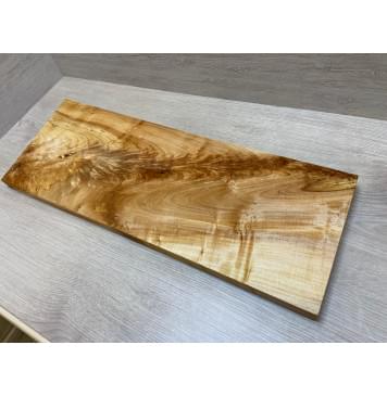 Клён Американский Волнистый заготовка на топ Смешанный АА Волна АА 28х229-260х660-690 мм (1шт под распил)-0