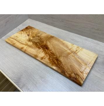 Клён Американский Волнистый заготовка на топ Смешанный АА Волна АА 28х228-260х660-690 мм (1шт под распил)-0