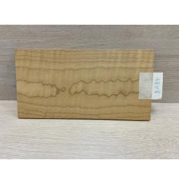 Клён Волнистый Печёный 180 гр заготовка накладки на головку грифа Тангент ААА Волна ААА 5х125х240 мм-2