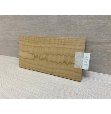 Клён Волнистый Печёный 180 гр заготовка накладки на головку грифа Тангент ААА Волна ААА 5х125х240 мм-3