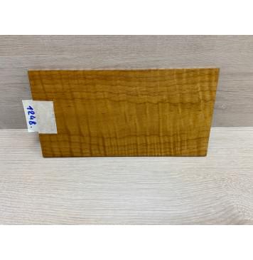 Клён Волнистый Печёный 180 гр заготовка накладки на головку грифа Тангент ААА Волна ААА 5х125х240 мм-0