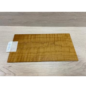 Клён Волнистый Печёный 180 гр заготовка накладки на головку грифа Тангент ААА Волна ААА 5х125х240 мм-7