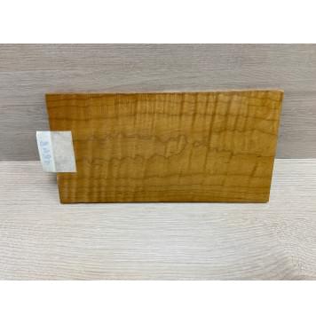 Клён Волнистый Печёный 180 гр заготовка накладки на головку грифа Тангент ААА Волна ААА 5х125х240 мм-8