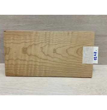 Клён Волнистый Печёный 180 гр заготовка накладки на головку грифа Тангент ААА Волна ААА 5х125х240 мм-5