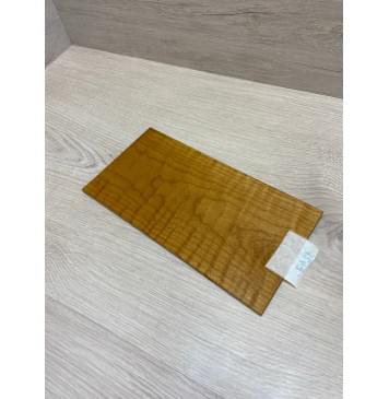 Клён Волнистый Печёный 180 гр заготовка накладки на головку грифа Тангент ААА Волна ААА 5х125х240 мм-7