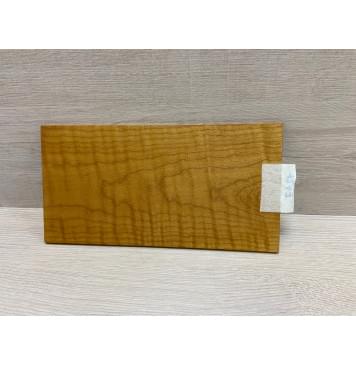 Клён Волнистый Печёный 180 гр заготовка накладки на головку грифа Тангент ААА Волна ААА 5х125х240 мм-0