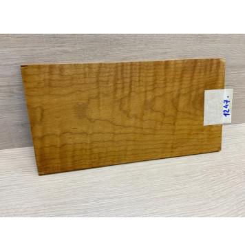 Клён Волнистый Печёный 180 гр заготовка накладки на головку грифа Тангент ААА Волна ААА 5х125х240 мм-8