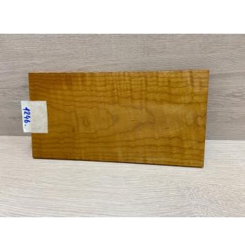 Клён Волнистый Печёный 180 гр заготовка накладки на головку грифа Тангент ААА Волна ААА 4.5х125х240 мм-5