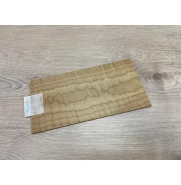 Клён Волнистый Печёный 180 гр заготовка накладки на головку грифа Тангент ААА Волна ААА 5х125х240 мм-2
