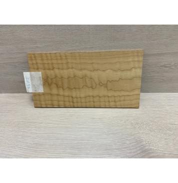 Клён Волнистый Печёный 180 гр заготовка накладки на головку грифа Тангент ААА Волна ААА 5х125х240 мм-3