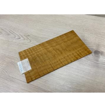 Клён Волнистый Печёный 180 гр заготовка накладки на головку грифа Тангент ААА Волна ААА 5х125х240 мм-0