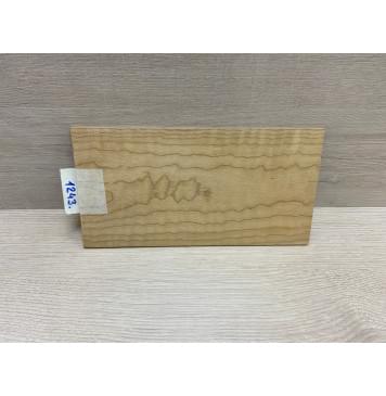 Клён Волнистый Печёный 180 гр заготовка накладки на головку грифа Тангент ААА Волна ААА 4х125х240 мм-5