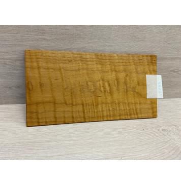 Клён Волнистый Печёный 180 гр заготовка накладки на головку грифа Тангент ААА Волна ААА 4х125х240 мм-9