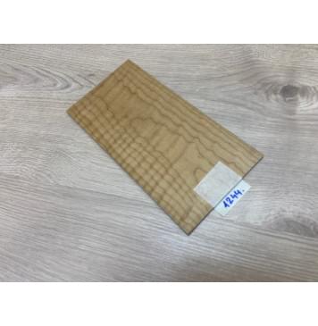 Клён Волнистый Печёный 180 гр заготовка накладки на головку грифа Тангент ААА Волна ААА 5х125х240 мм-4