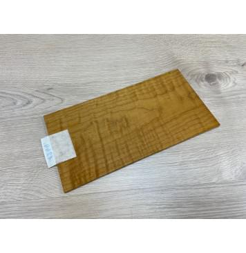 Клён Волнистый Печёный 180 гр заготовка накладки на головку грифа Тангент ААА Волна ААА 5х125х240 мм-7