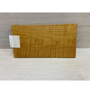 Клён Волнистый Печёный 180 гр заготовка накладки на головку грифа Тангент ААА Волна ААА 5х125х240 мм-8