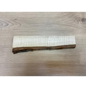 Клён Американский Волнистый заготовка для бриджа акустической гитары Радиал АА Волна ААА 14.5х33-40х220 мм-0