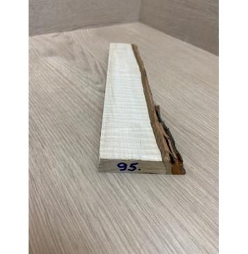 Клён Американский Волнистый заготовка для бриджа акустической гитары Радиал АА Волна ААА 14.5х33-40х220 мм-6