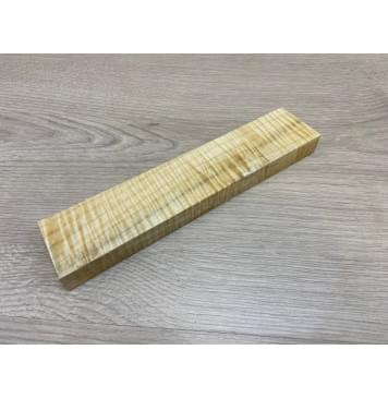 Клён Американский Волнистый заготовка для бриджа акустической гитары Радиал АА Волна ААА 17х45х215 мм-5