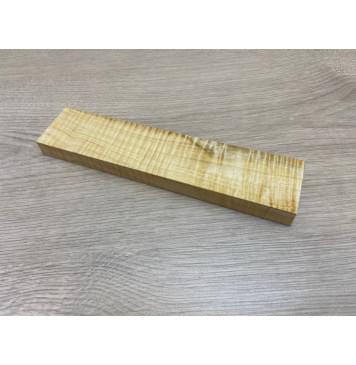 Клён Американский Волнистый заготовка для бриджа акустической гитары Радиал АА Волна ААА 17х45х215 мм-4