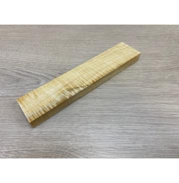 Клён Американский Волнистый заготовка для бриджа акустической гитары Радиал АА Волна ААА 17х45х215 мм-3