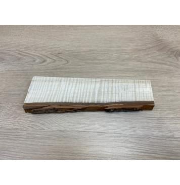 Клён Американский Волнистый заготовка для бриджа акустической гитары Радиал ААА Волна ААА 13.5х43-50х220 мм-0