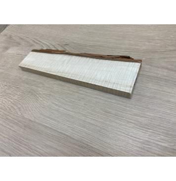 Клён Американский Волнистый заготовка для бриджа акустической гитары Радиал ААА Волна ААА 13.5х43-50х220 мм-9