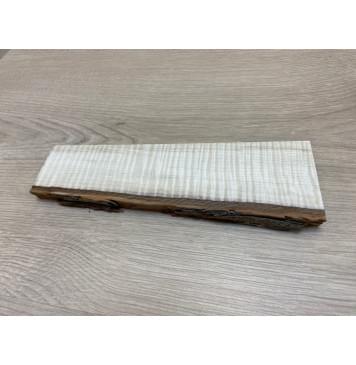 Клён Американский Волнистый заготовка для бриджа акустической гитары Радиал ААА Волна ААА 13.5х43-50х220 мм-7