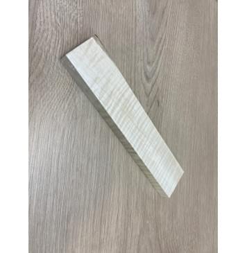 Клён Американский Волнистый заготовка для бриджа акустической гитары Радиал АА Волна ААА 15х46х220 мм-8