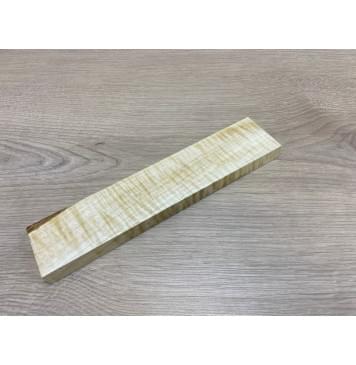 Клён Американский Волнистый заготовка для бриджа акустической гитары Радиал АА Волна ААА 15х46х220 мм-5