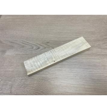 Клён Американский Волнистый заготовка для бриджа акустической гитары Радиал АА Волна ААА 15.5х47х215 мм-7