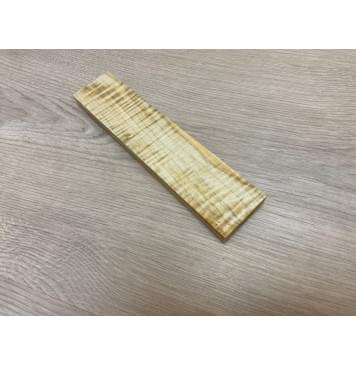 Клён Американский Волнистый заготовка для бриджа акустической гитары Радиал АА Волна ААА 15.5х47х215 мм-4