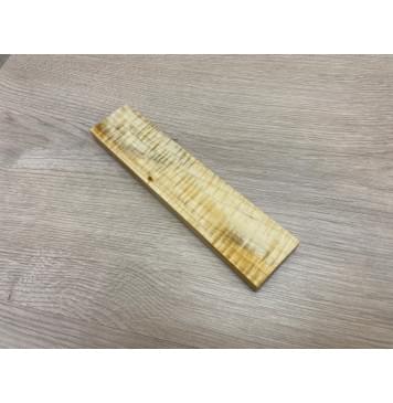 Клён Американский Волнистый заготовка для бриджа акустической гитары Радиал АА Волна ААА 15.5х47х215 мм-3