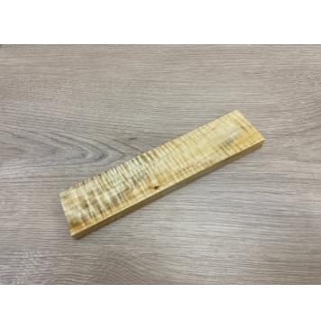 Клён Американский Волнистый заготовка для бриджа акустической гитары Радиал АА Волна ААА 15.5х47х215 мм-2
