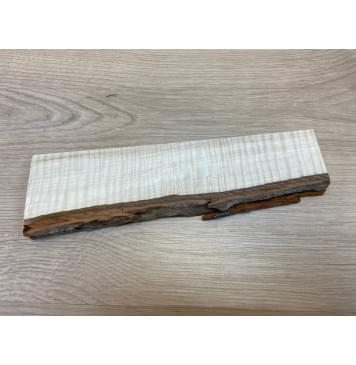 Клён Американский Волнистый заготовка для бриджа акустической гитары Радиал ААА Волна ААА 15.5х38-45х220 мм-0