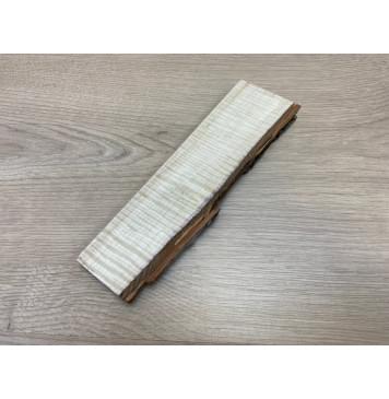 Клён Американский Волнистый заготовка для бриджа акустической гитары Радиал ААА Волна ААА 15.5х38-45х220 мм-9