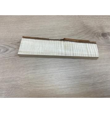 Клён Американский Волнистый заготовка для бриджа акустической гитары Радиал ААА Волна ААА 15.5х38-45х220 мм-8