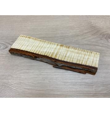 Клён Американский Волнистый заготовка для бриджа акустической гитары Радиал ААА Волна ААА 15.5х38-45х220 мм-5