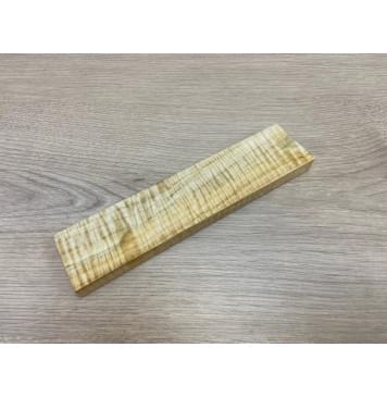 Клён Американский Волнистый заготовка для бриджа акустической гитары Радиал АА Волна ААА 15х48х215 мм-4