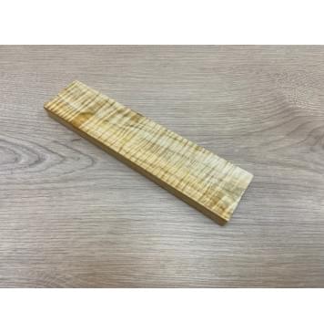 Клён Американский Волнистый заготовка для бриджа акустической гитары Радиал АА Волна ААА 15х48х215 мм-3