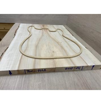 Клён Американский заготовка на топ Смешанный АА 23.5х195х585 мм - 2шт (книжкой)-9