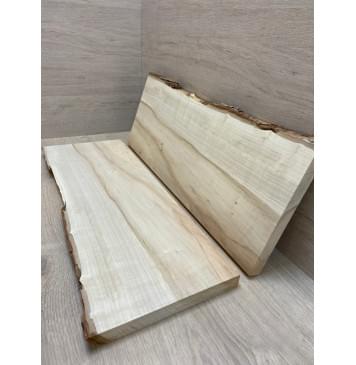 Клён Американский заготовка на топ Смешанный АА 23.5х195х585 мм - 2шт (книжкой)-5