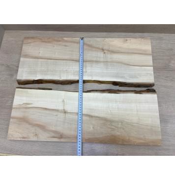 Клён Американский заготовка на топ Смешанный АА 23.5х195х585 мм - 2шт (книжкой)-2