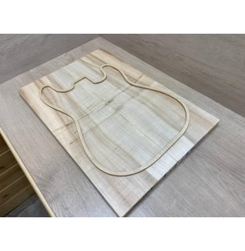 Клён Американский заготовка на топ Смешанный А 24х193х555 мм - 2шт (книжкой)-7