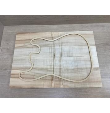 Клён Американский заготовка на топ Смешанный А 24х193х555 мм - 2шт (книжкой)-6