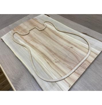 Клён Американский заготовка на топ Смешанный АА 24х180х535-560 мм - 2шт (книжкой)-6